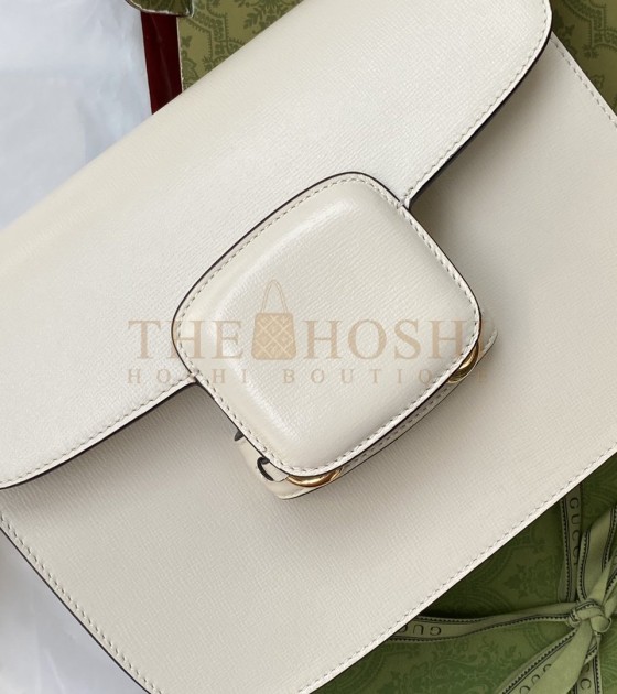 Gvc*1 1955 Horsebit Bag Leather Withe Size 25×18×8cm 602204 Master Quality