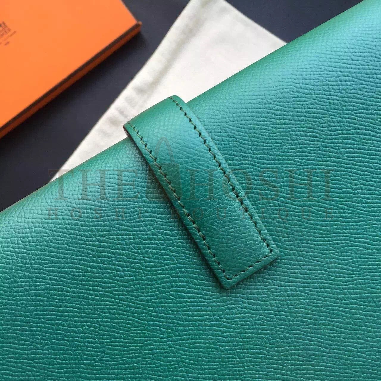 H**me5 Malachite Epsom Jige Elan 29 Clutch Bag Master Quality