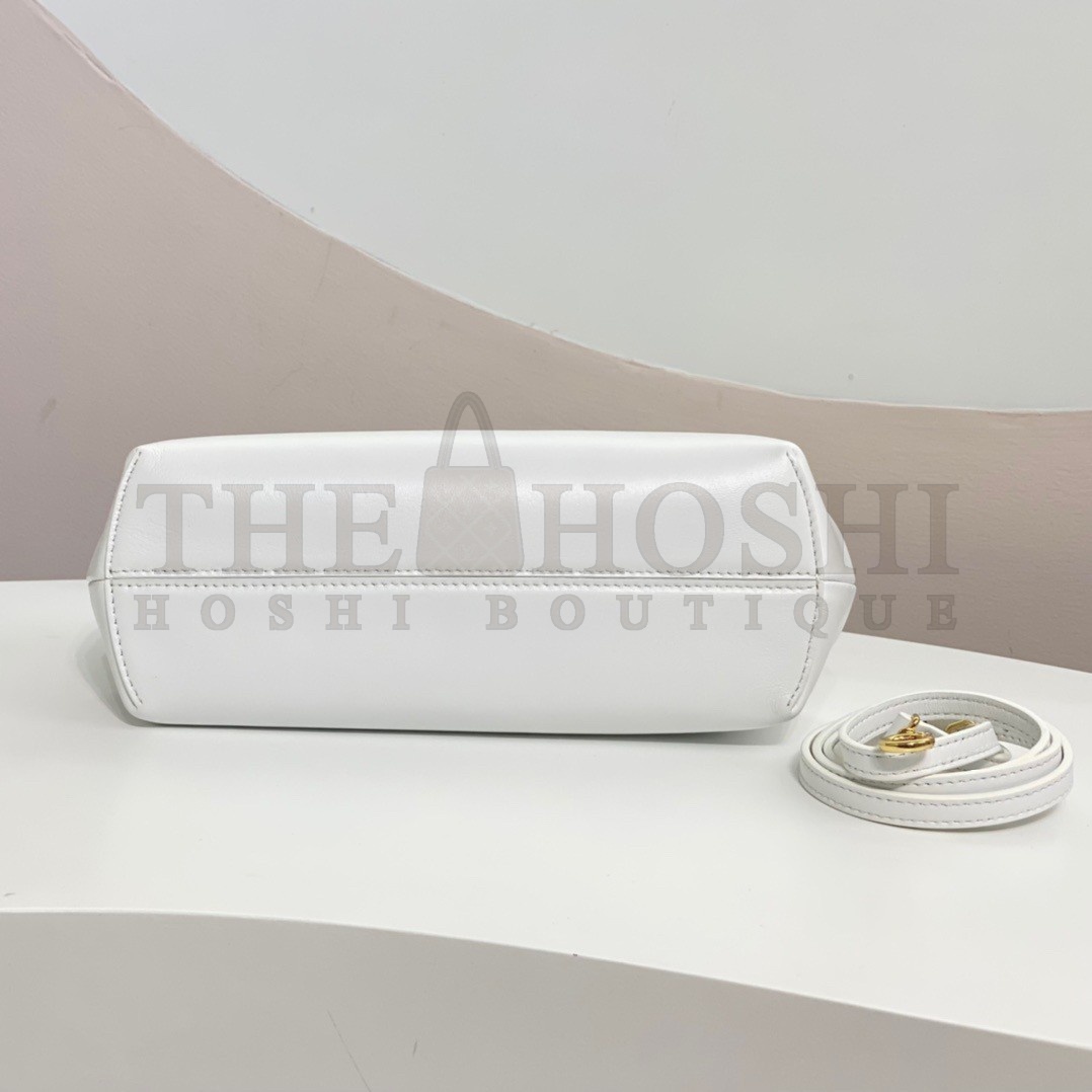 F**di First Small Bag In White Nappa Leather Master Quality