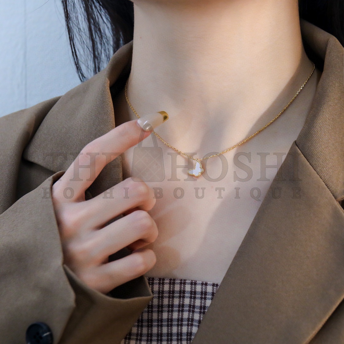 V*n Cl**f necklaces Sweet Butterflies pendant Master Quality