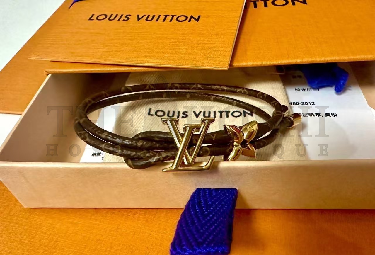 LV Bloom Monogram Bracelet Brown Master Quality