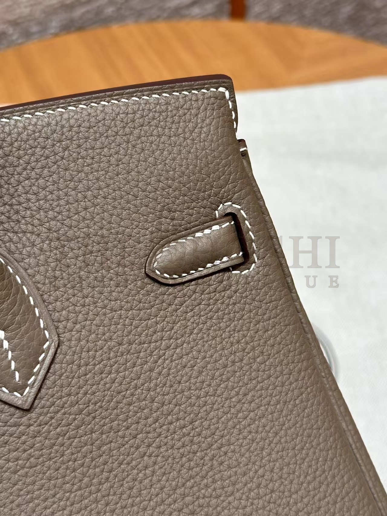 H**me5 Taupe Birkin 25cm togo Handmade Bag Master Quality