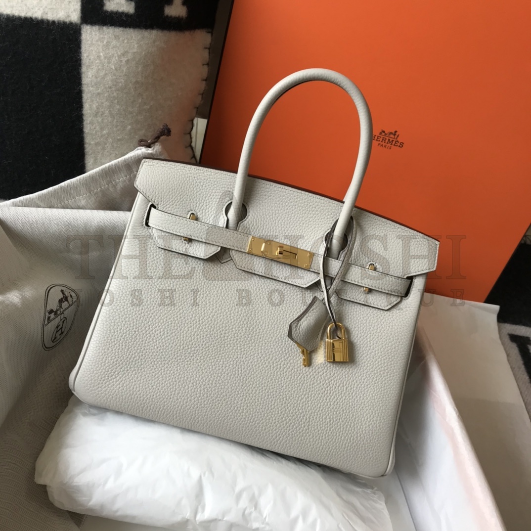 H**me5 Women Birkin 30 Bag in Epsom Leather with Gold Hardware-Maroon Master Quality