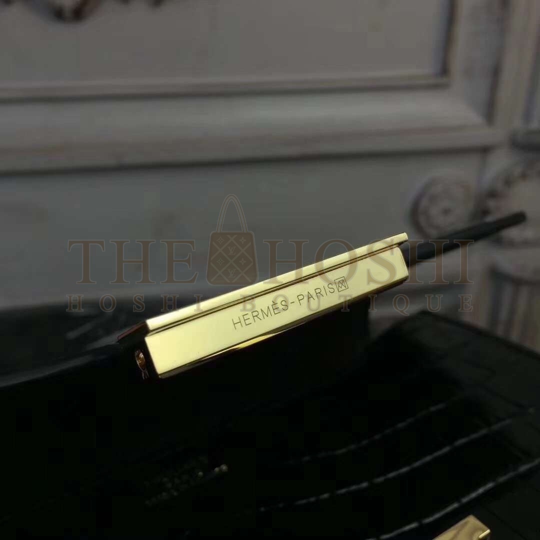 H**me5 Black Constance MM 24cm Crocodile Bag Master Quality