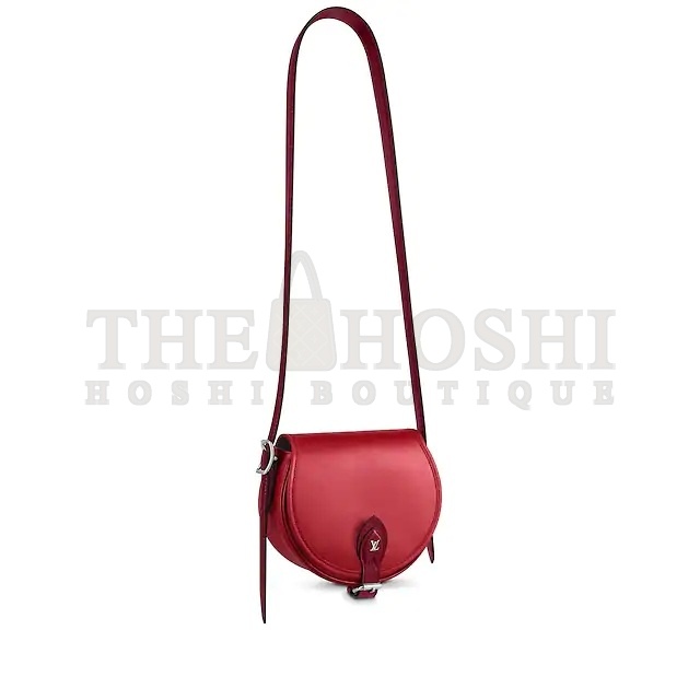 L0vis Vvtt0n LV Women Tambourin Handbag Smooth Calf Leather-Red Master Quality