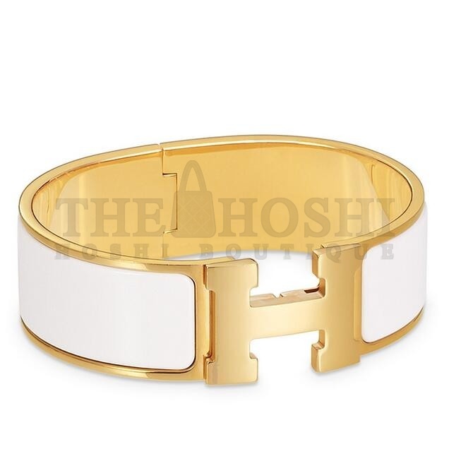 H**me5 White Enamel Clic Clac H PM Bracelet Master Quality