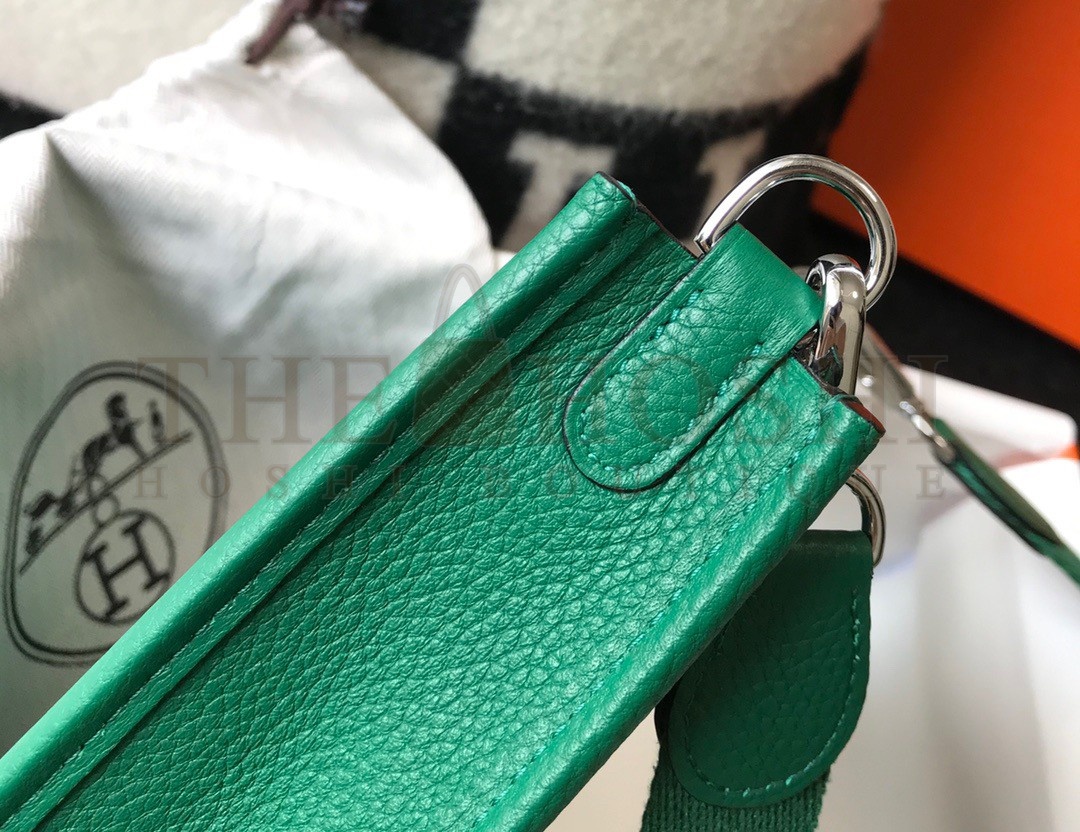 H**me5 Evelyne III Mini Bag In Vert Vertigo Clemence Leather Master Quality