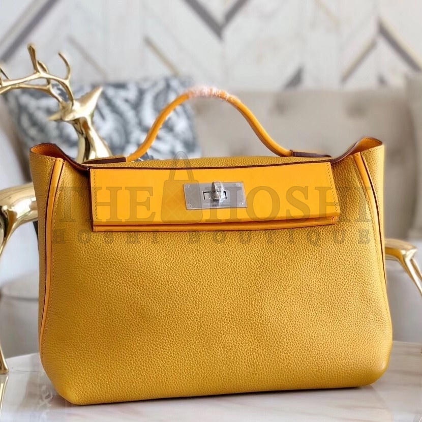 H**me5 24/24 29 Bag In Curry Clemence Calfskin Master Quality