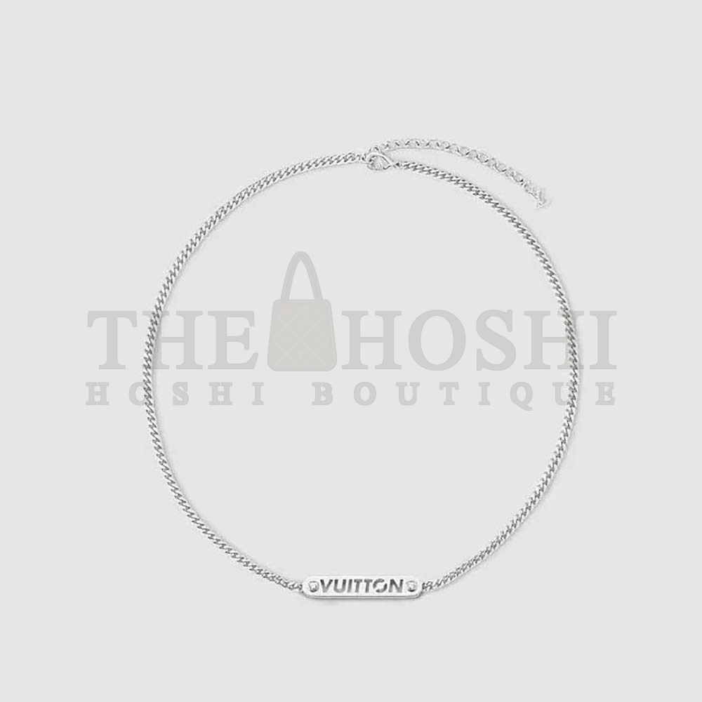 L0vis Vvtt0n Unisex LV ID Necklace Master Quality