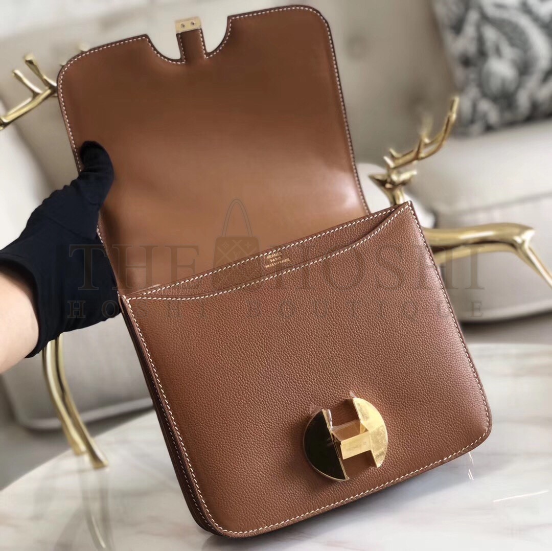 H**me5 2002 20cm Bag In Gold Evercolor Calfskin Master Quality