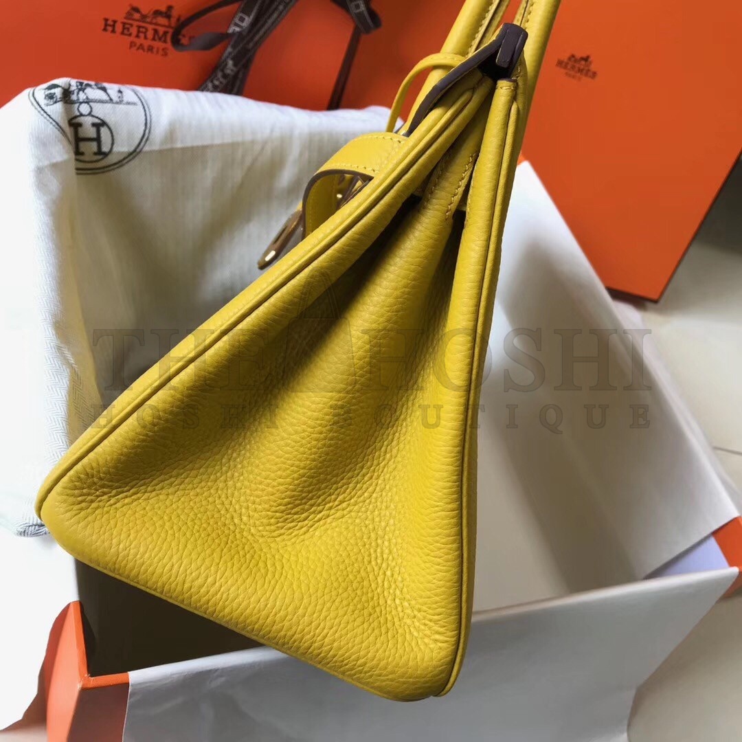 H**me5 Yellow Clemence Birkin 30cm Bag Master Quality