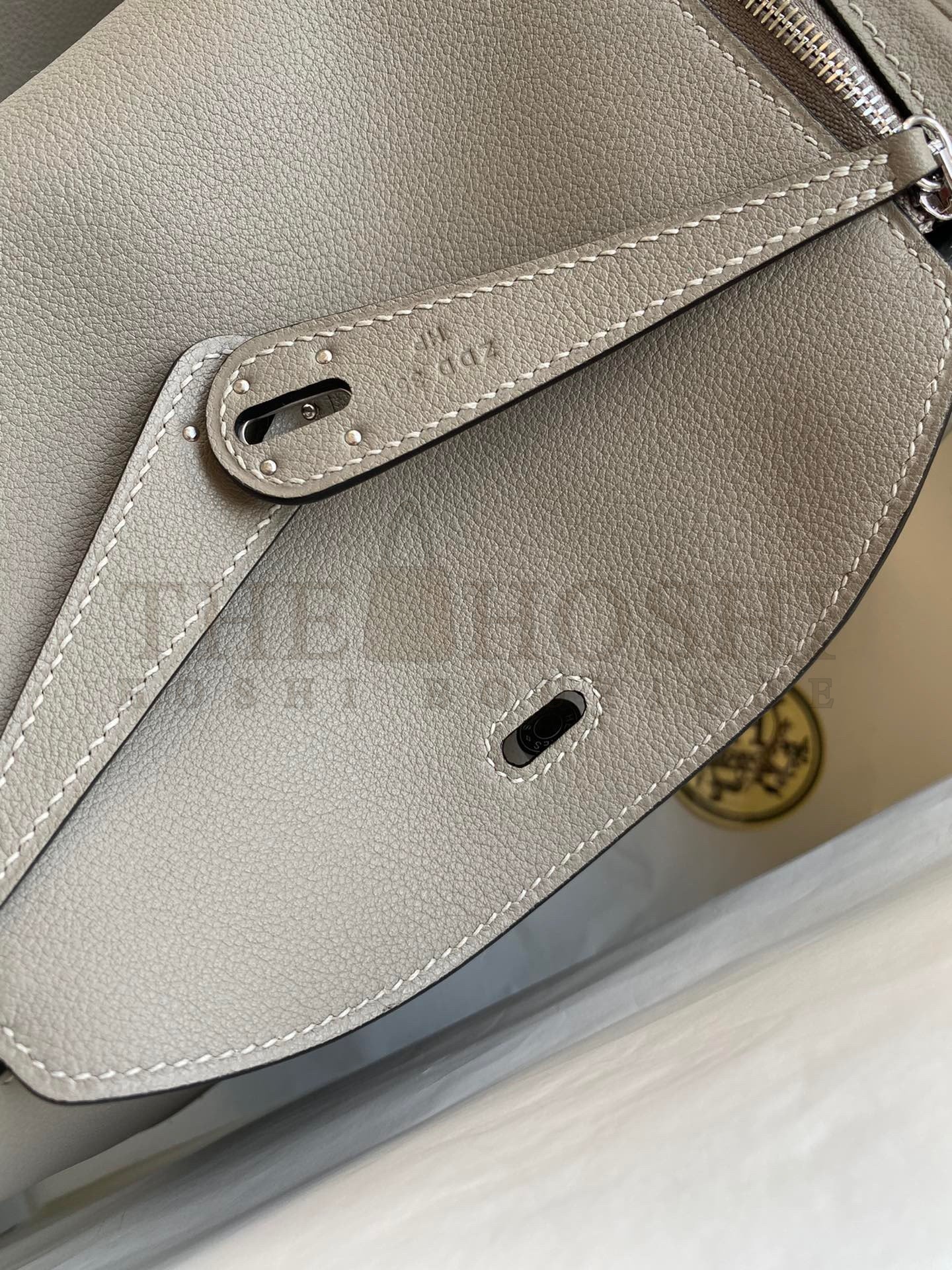 H**me5 Lindy 26 Handmade Bag In Gris Asphalt Evercolor Leather Master Quality
