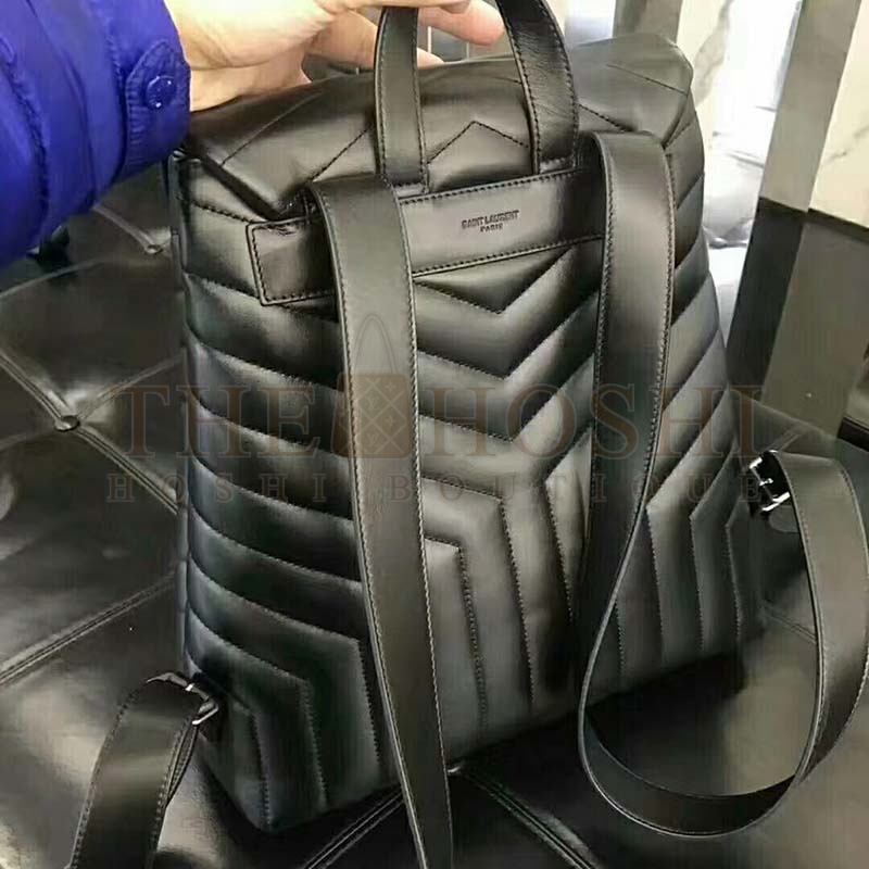Sa1nt Lau*nt Y51 Women Medium Loulou Backpack Black Y Matelass Master Quality