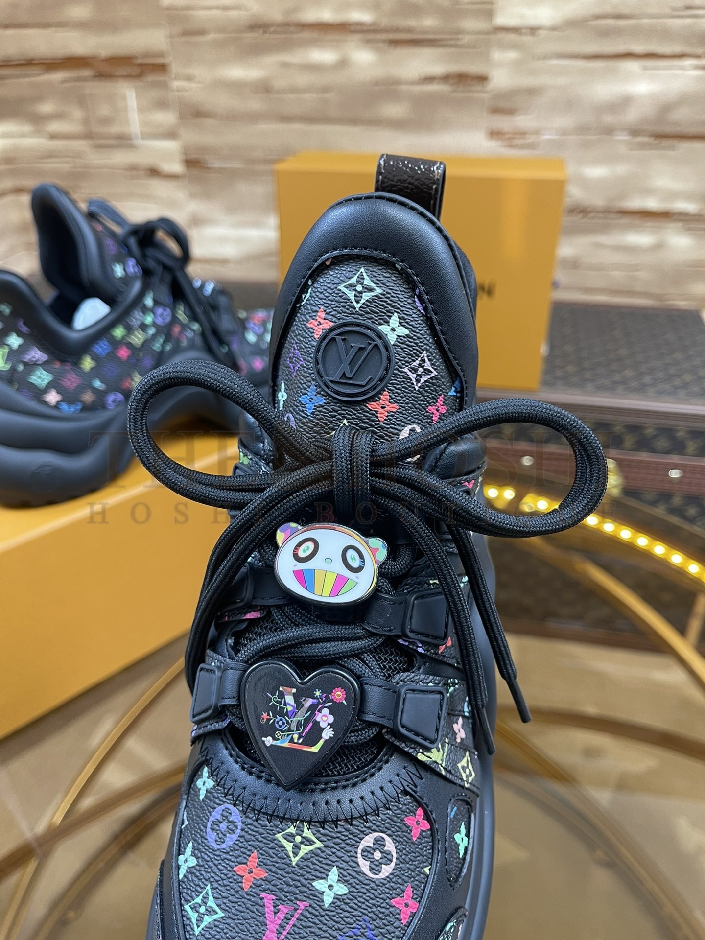 L0vis Vvtt0n LV x Takashi Murakami Archlight Sneakers  Multicolor Monogram 5.5cm Heel Master Quality
