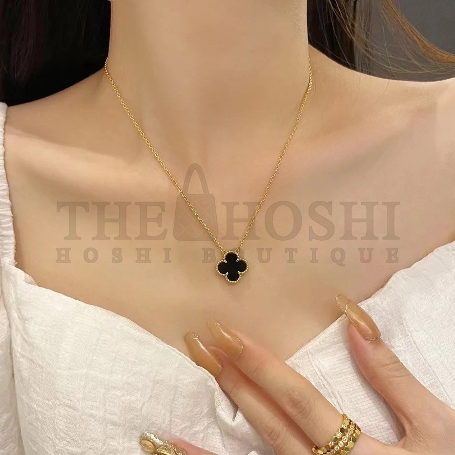 V*n Cl**f Necklace Dupe, Clover Necklace, Vintage Alhambra pendant Master Quality