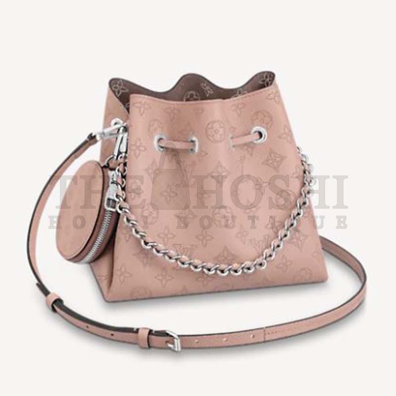 L0vis Vvtt0n LV Women Bella Bucket Bag in Mahina Calf Leather Monogram Master Quality