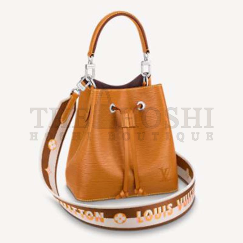 L0vis Vvtt0n LV Women NéoNoé BB Bucket Bag Gold Epi Grained Cowhide Master Quality