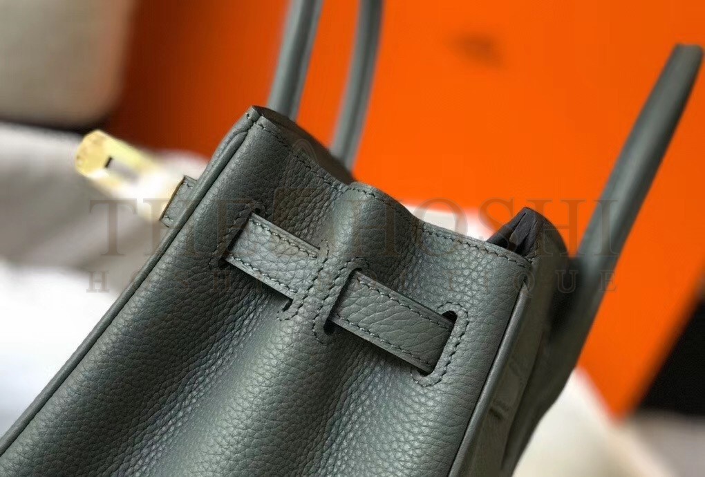 H**me5 Vert Amande Clemence Birkin 30cm Bag GHW Master Quality