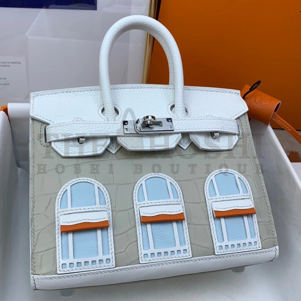 H**me5 Snow Sac Faubourg Birkin 20 Sellier Limited Edition Bag Master Quality