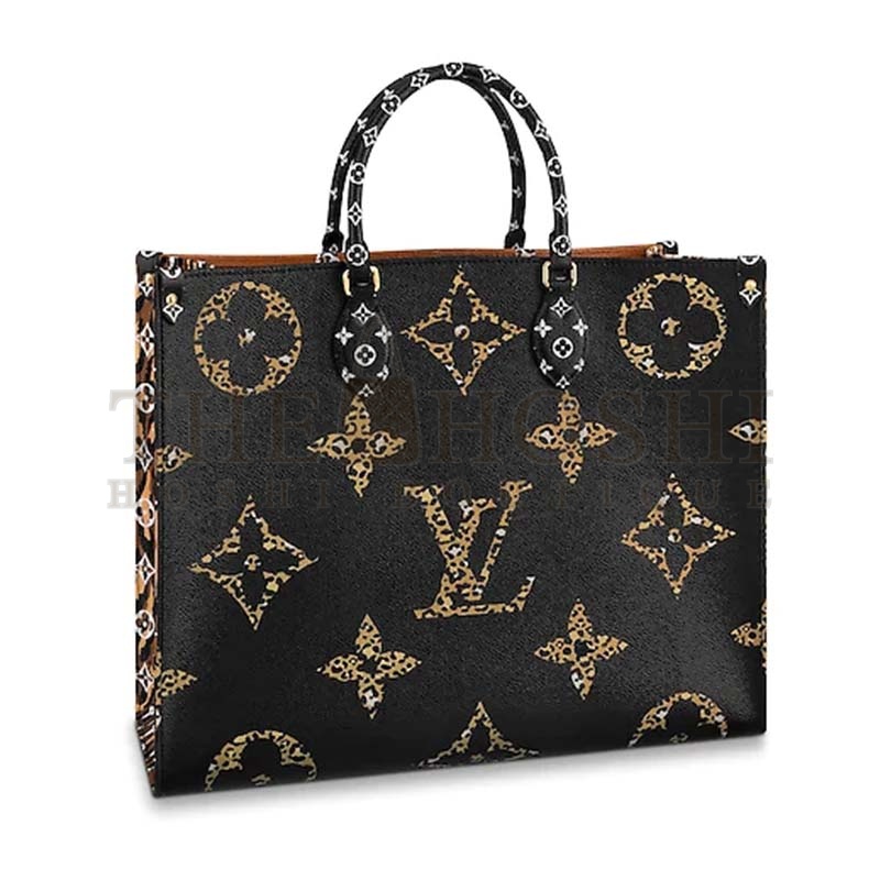 L0vis Vvtt0n LV Women Onthego Tote Bag in Monogram Coated Canvas Master Quality