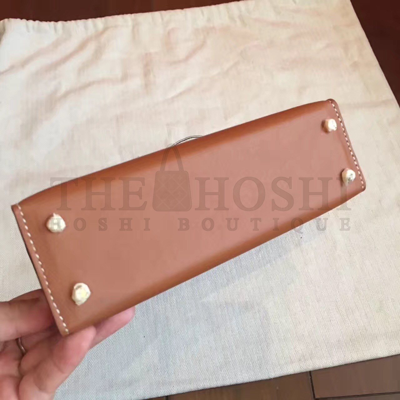 H**me5 Gold Swift Kelly Mini II Handmade Bag Master Quality