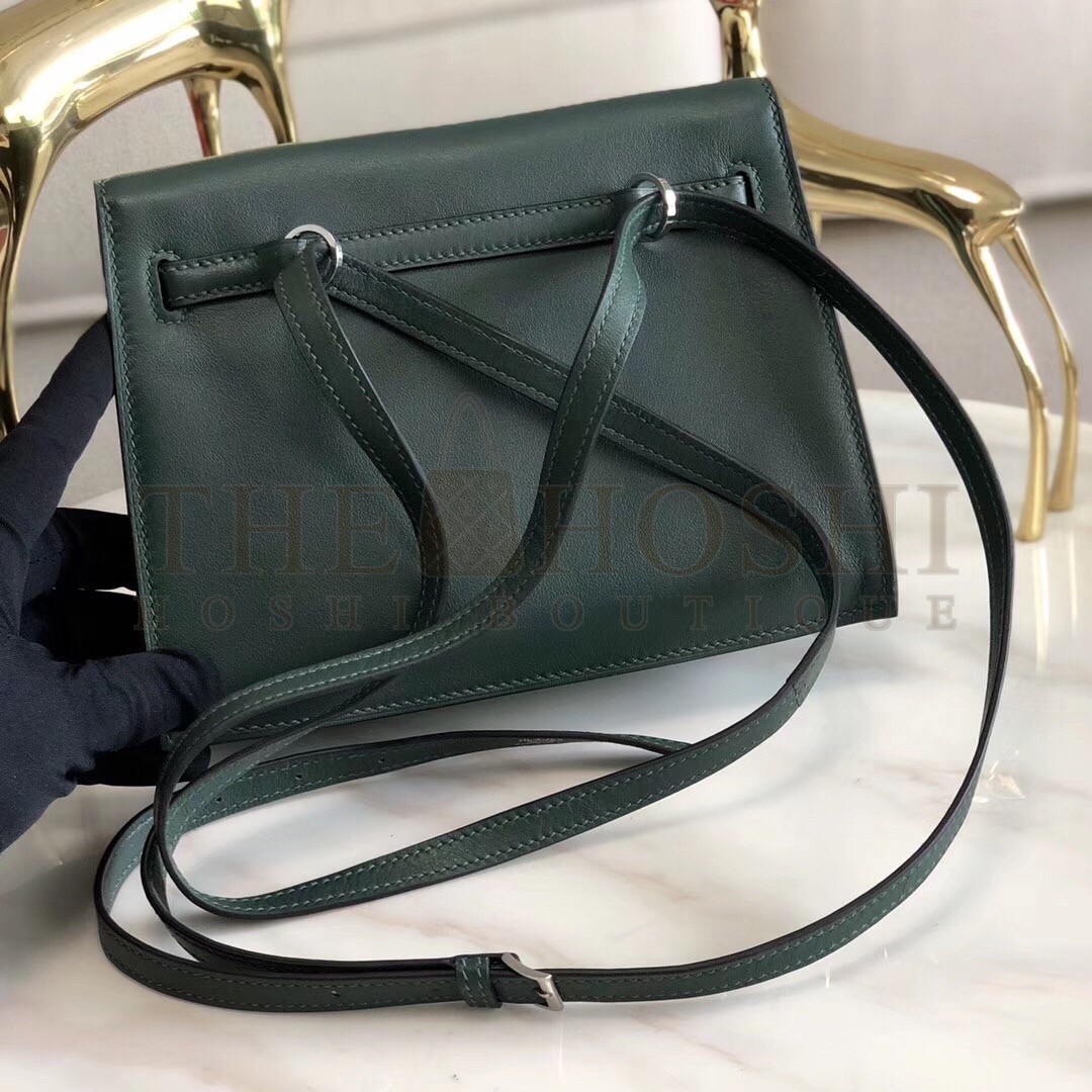 H**me5 Dark Green Swift Kelly Danse Bag Master Quality