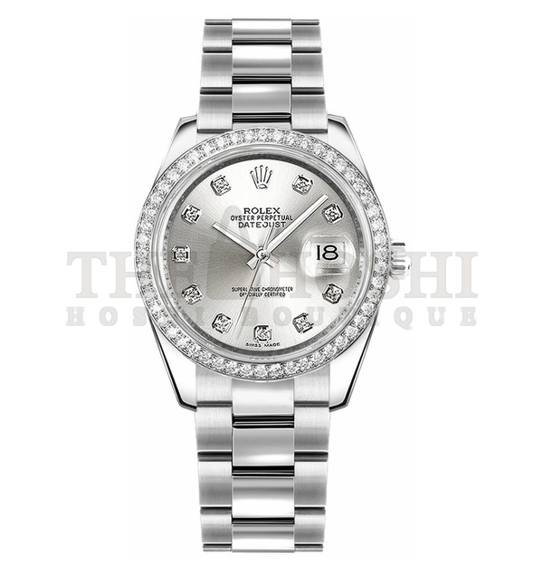 R01ex Datejust 31 Silver D1am0nd Oyster Bracelet Watch 178384-0017 Master Quality