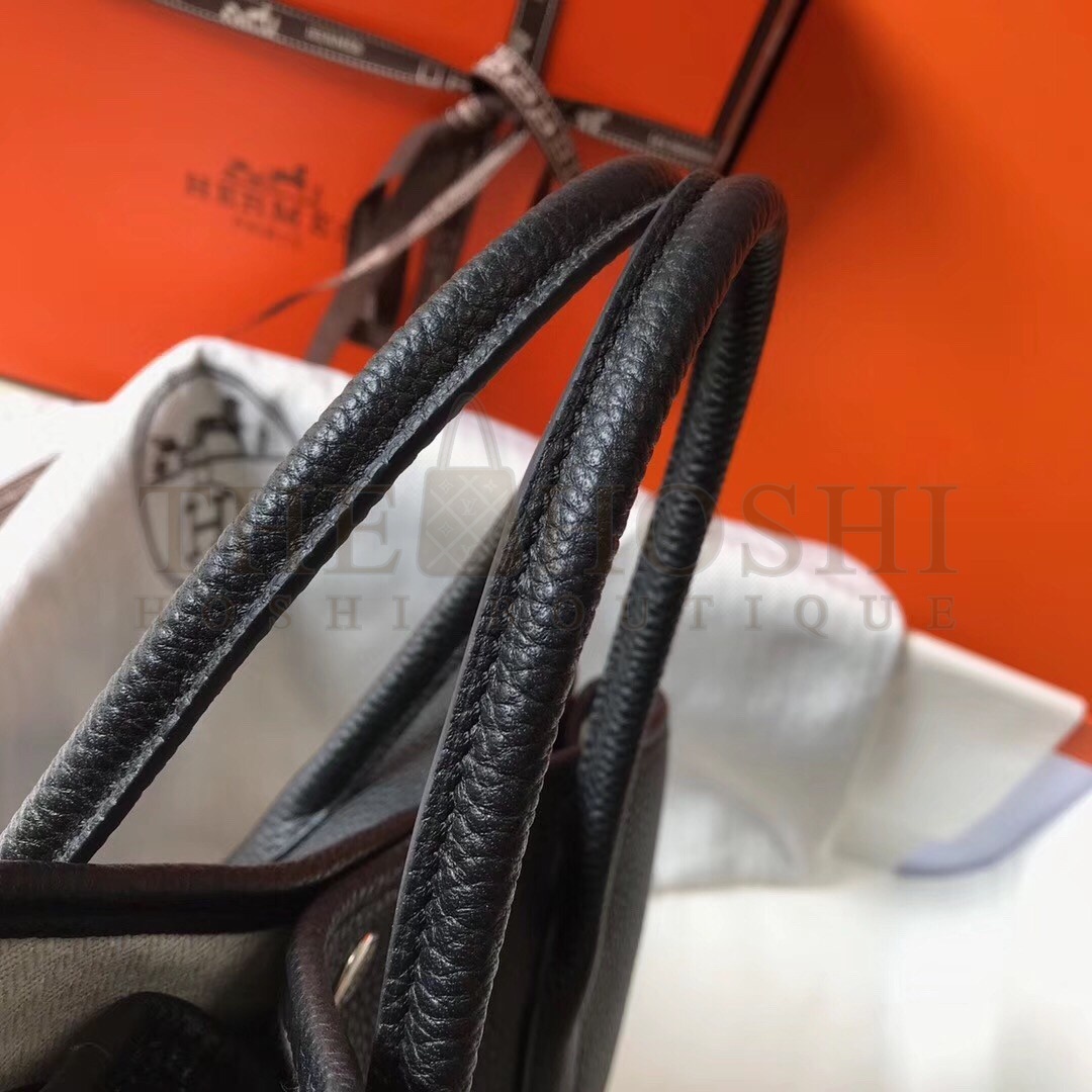 H**me5 Black Clemence Garden Party 30cm Handmade Bag Master Quality