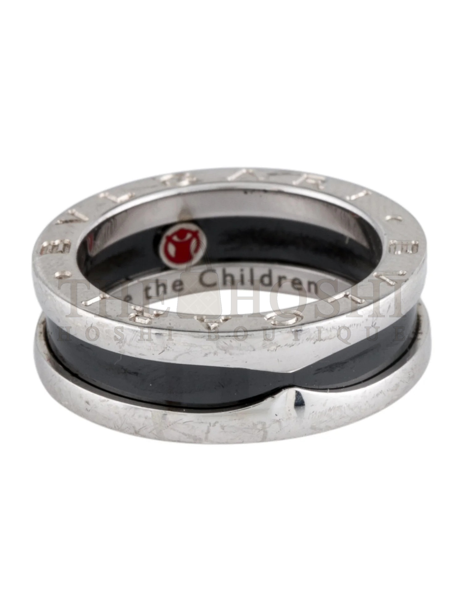 Bv1g*ai Ceramic Save The Children Ring Master Quality