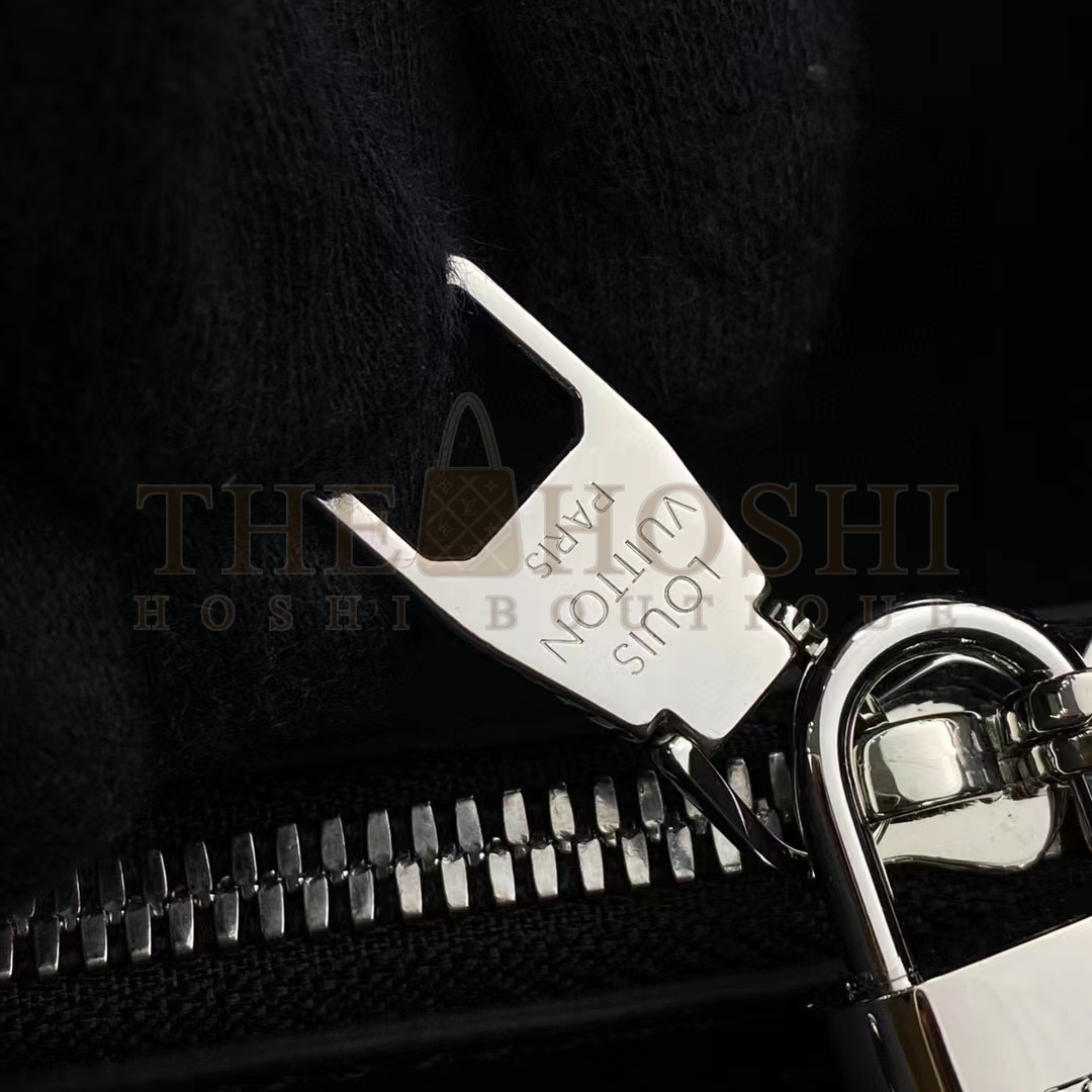 L0vis Vvtt0n LV Women Muria Bucket Bag Black Mahina Perforated Calf Leather Master Quality