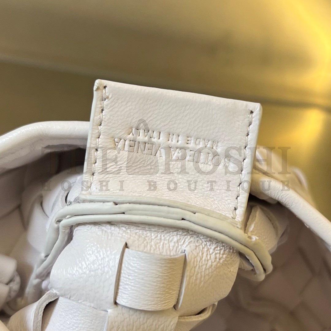 B0tt*ga Ven*ta Sardine Mini Bag In White Intrecciato Lambskin Master Quality