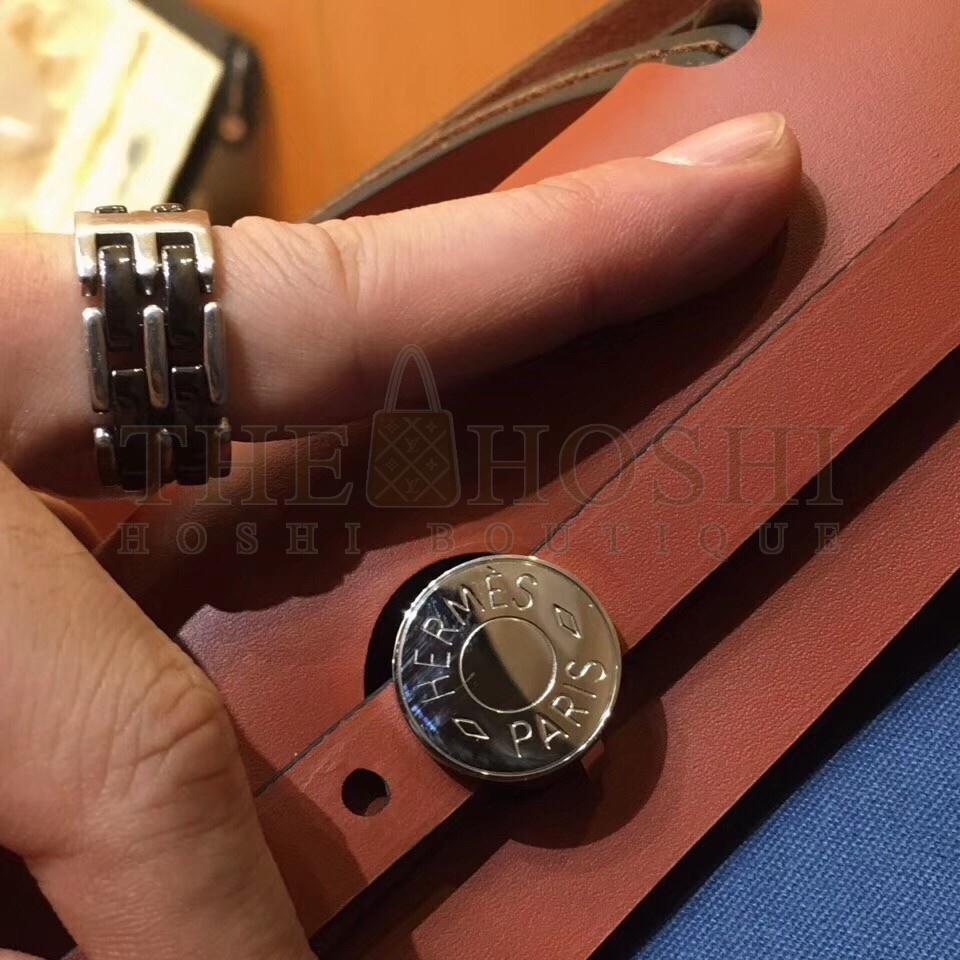 H**me5 Herbag Zip 31cm Bag In Camel And Blue Master Quality