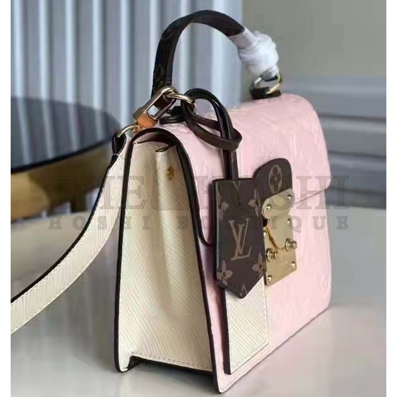 L0vis Vvtt0n LV Women Spring Street in Monogram Canvas Vernis Patent Epi Leather Master Quality