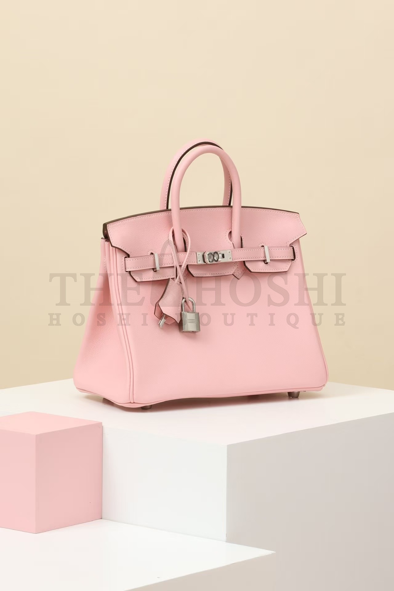 H**me5 Pink Birkin 25cm Swift Handmade Bag Master Quality