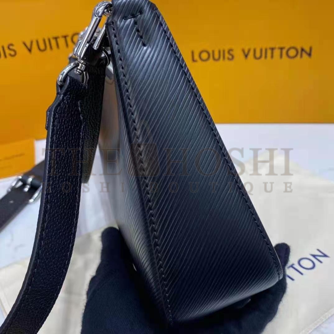 L0vis Vvtt0n LV Women Marelle Handbag Black Epi Grained Cowhide Leather Canvas Master Quality