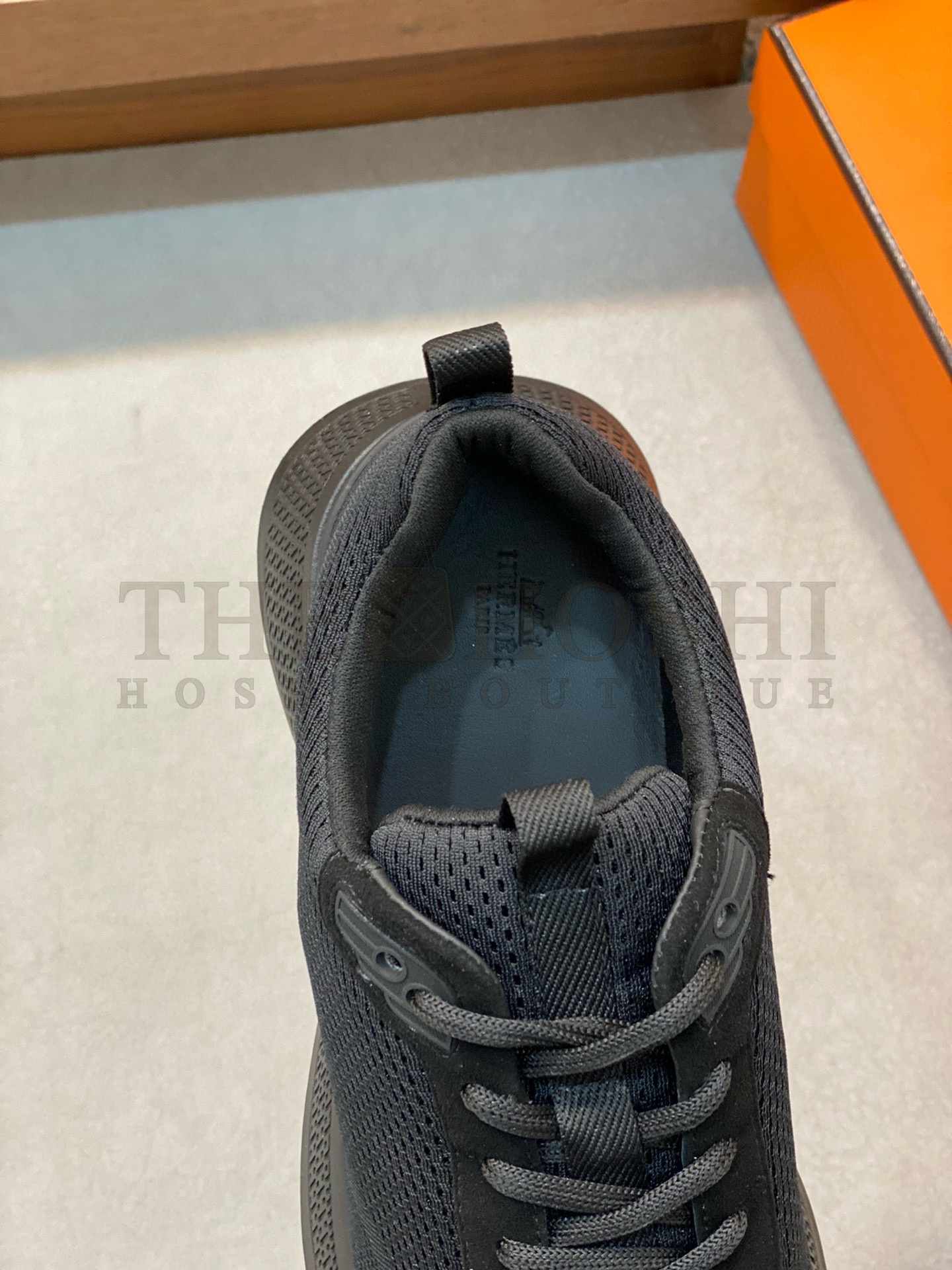 H**me5 Heros Sneakers in Noir Technical Knit Master Quality