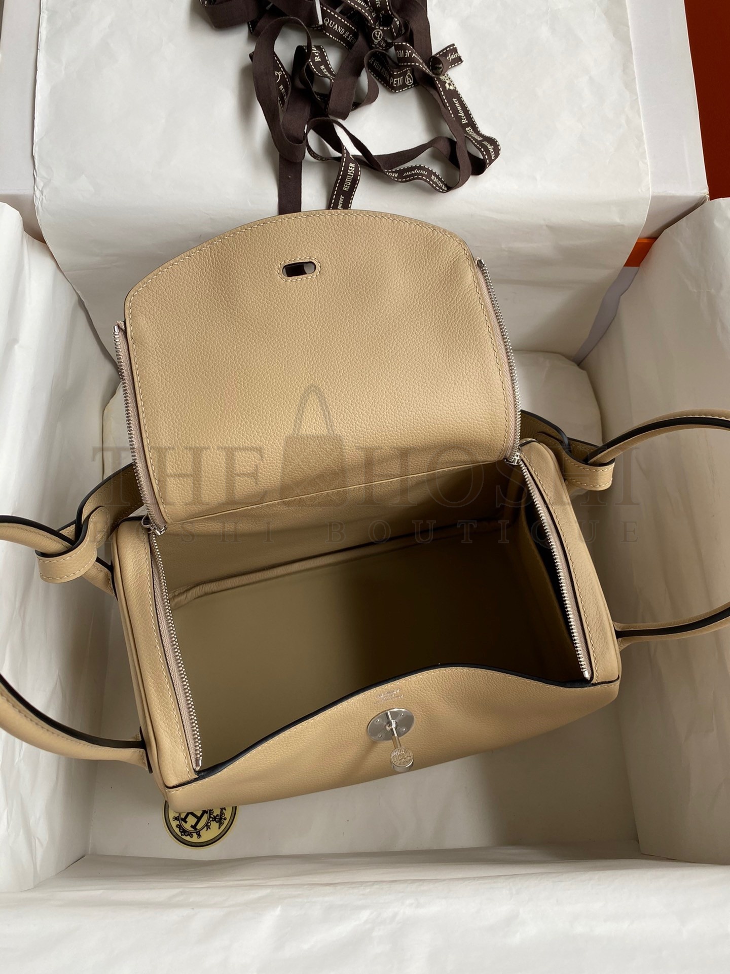 H**me5 Lindy 26 Handmade Bag In Trench Evercolor Leather Master Quality