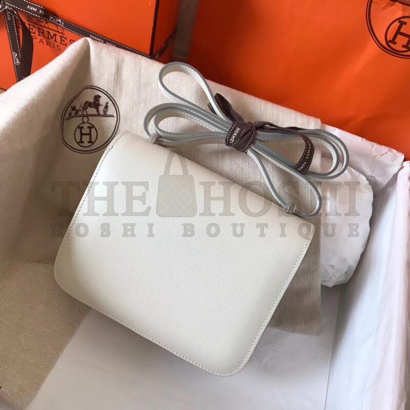 H**me5 Mini Constance 18cm White Epsom Bag Master Quality