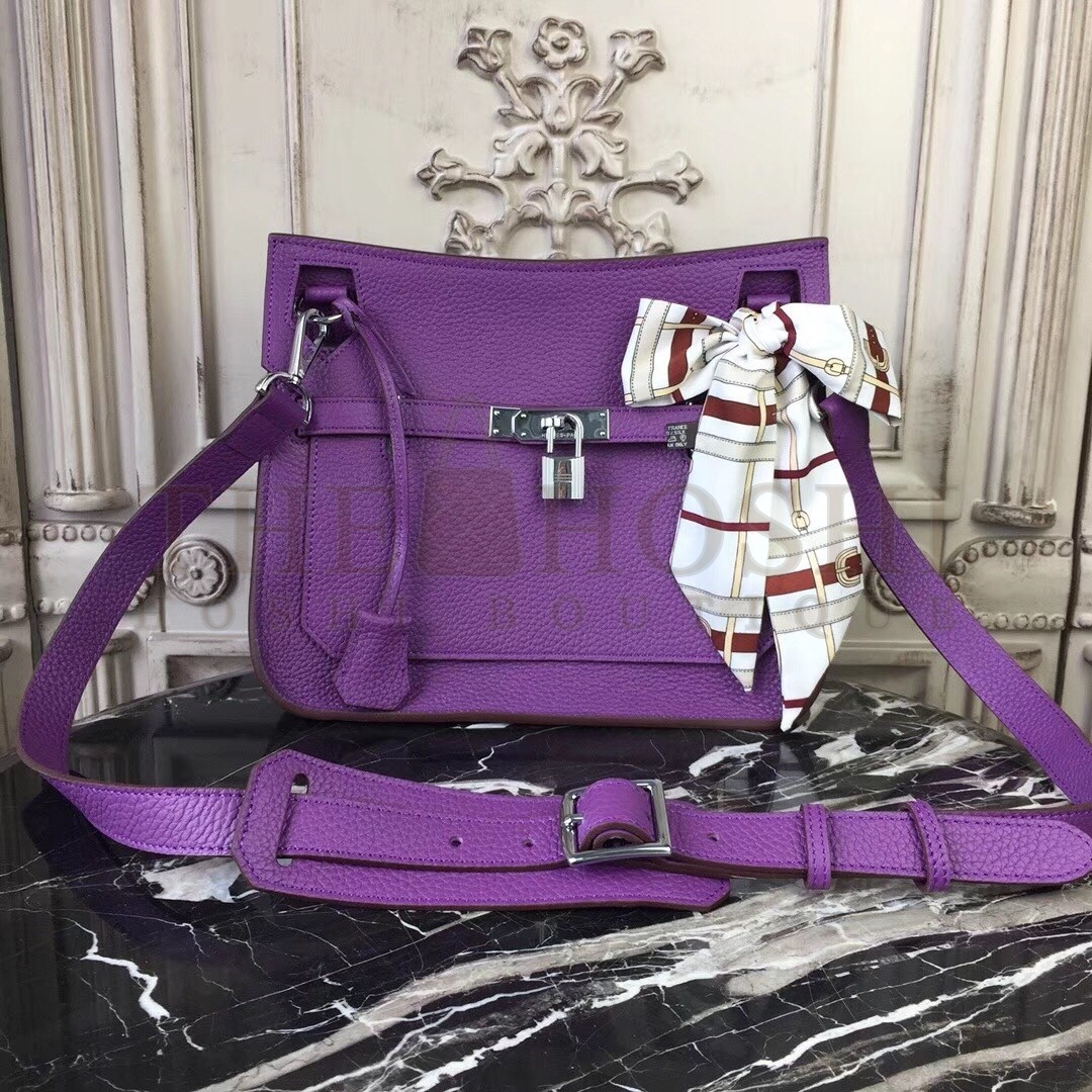 H**me5 Purple Clemence Jypsiere 28cm Bag Master Quality