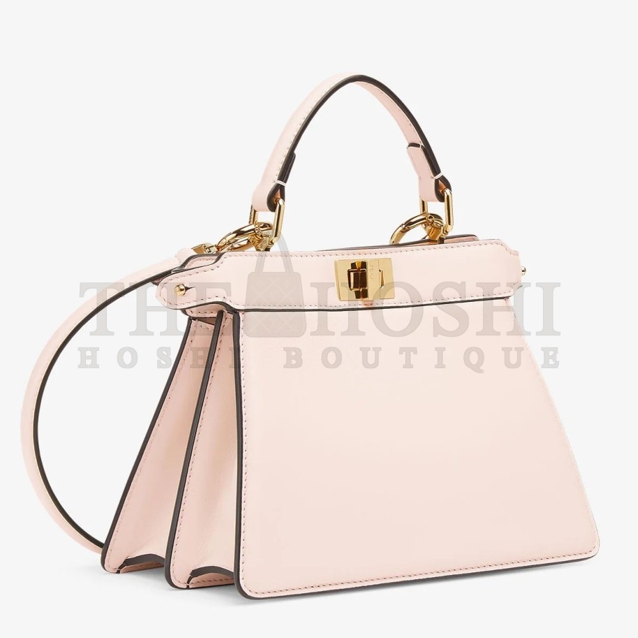 F**di Peekaboo ISeeU Petite Bag In Pink Nappa Leather Master Quality