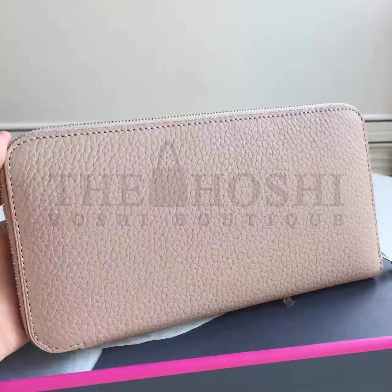 H**me5 Grey Clemence Azap Zipped Wallet Master Quality