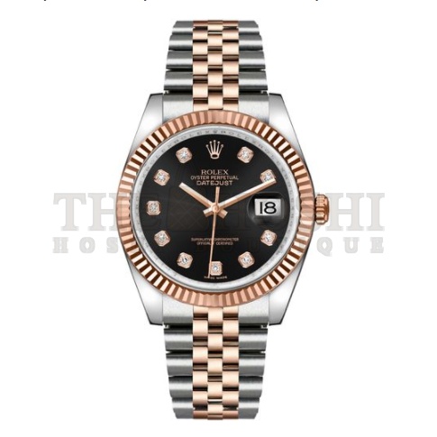 R01ex Datejust 36 Black D1am0nd Dial Watch 116231-0056 Master Quality