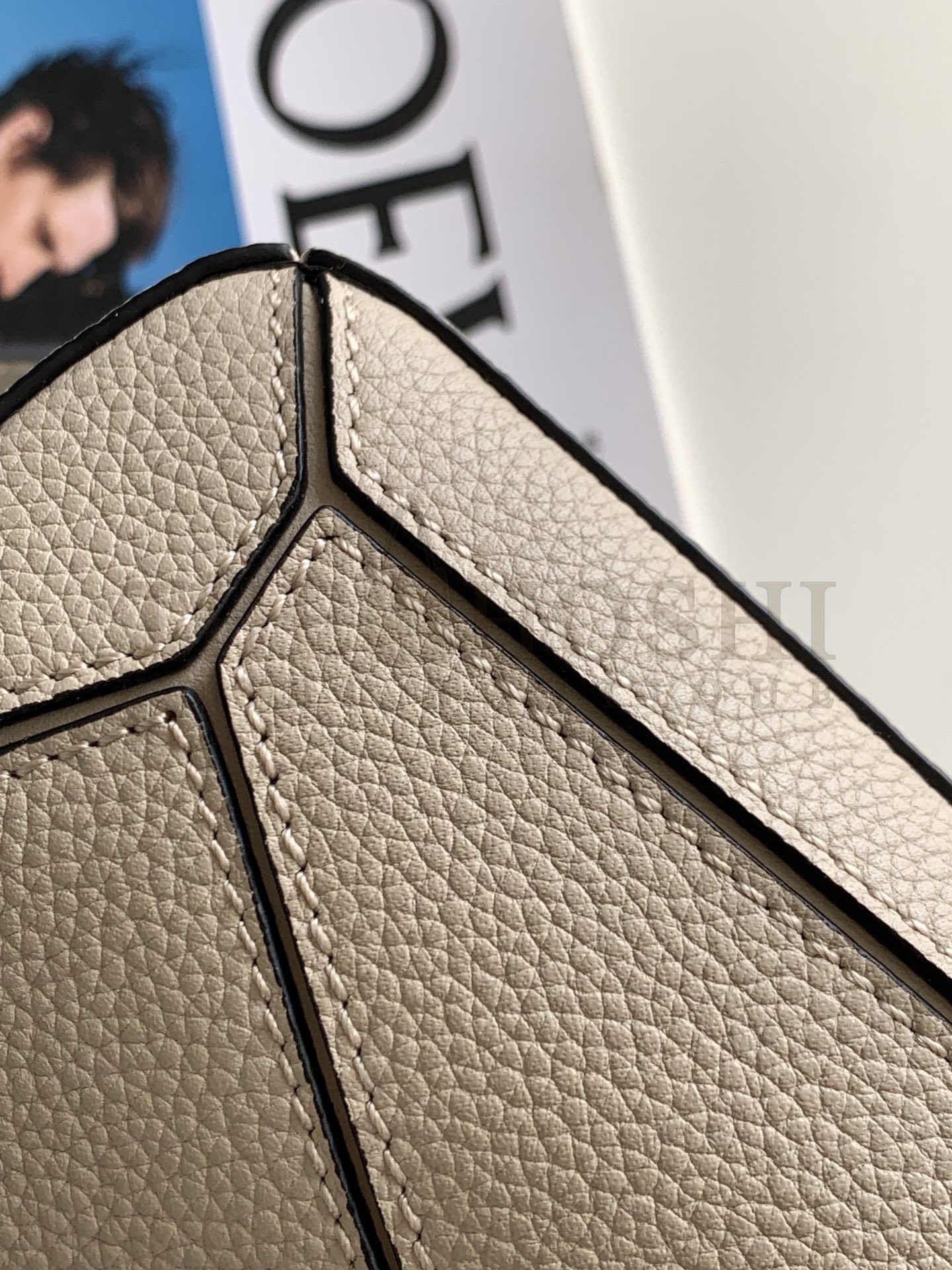 L0ew* Mini Puzzle bag in soft grained calfskin Master Quality