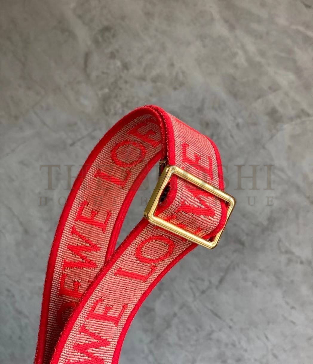 L0ew* Mini Gate Dual Bag In Brown Calfskin Master Quality