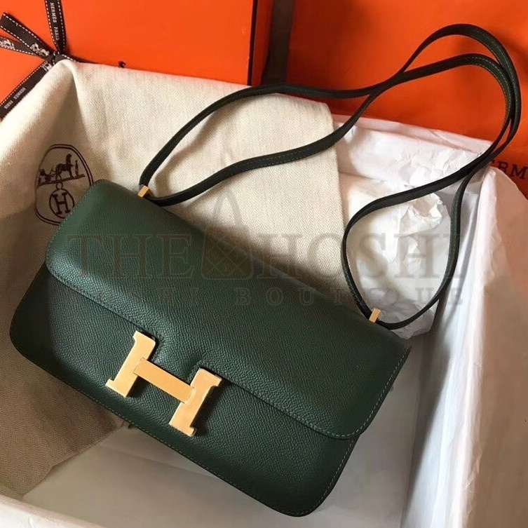 H**me5 Vert Anglais Epsom Constance Elan 25cm Bag Master Quality