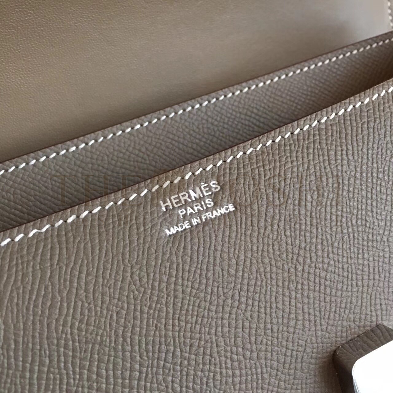 H**me5 Etoupe Epsom Constance Elan 25cm Bag Master Quality