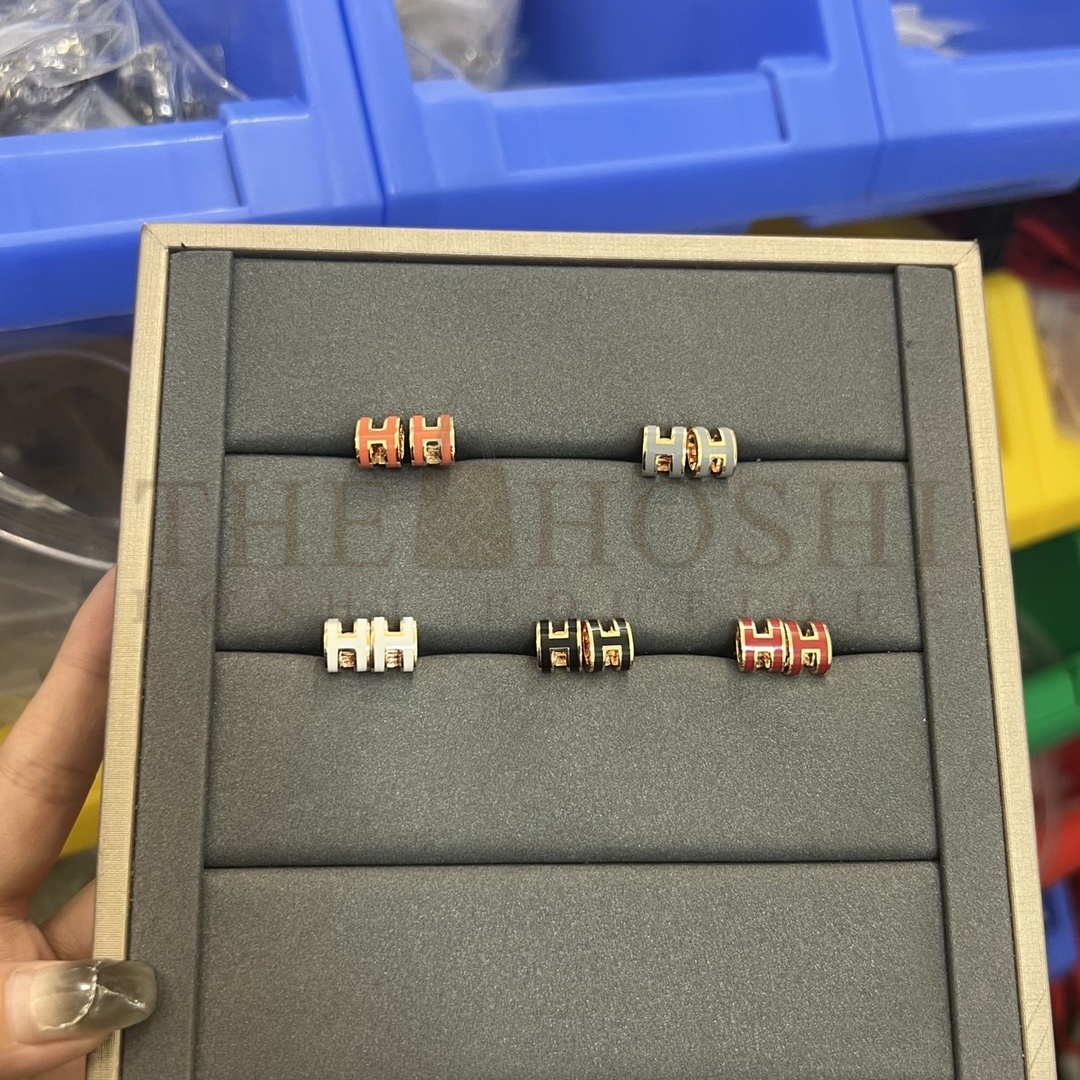 H**me5 Enamel Earrings Mini Size Master Quality
