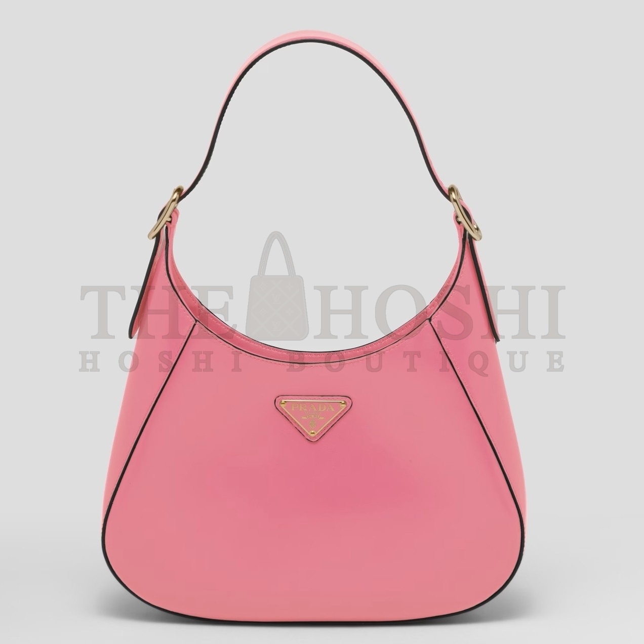 Pra*a Shoulder Bag in Pink Leather Master Quality