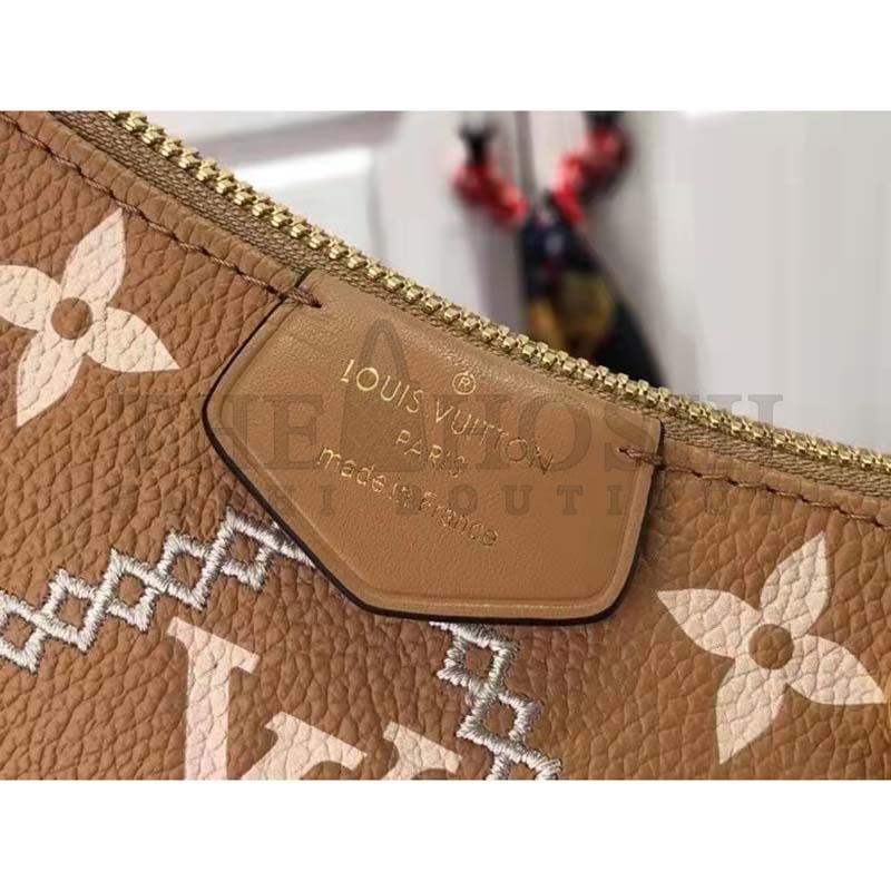 L0vis Vvtt0n LV Women Easy Pouch On Strap Beige Monogram S*pple Grained Cowhide Master Quality
