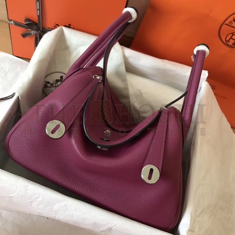 H**me5 Purple Lindy 30cm Clemence Handmade Bag Master Quality